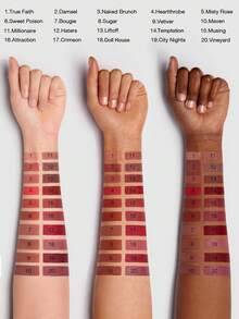 SHEGLAM 霧面誘惑液體唇膏-Momojo 持久高色素唇膏滋養向日葵油減少唇部細紋唇部護理唇妝派對液體唇膏 品牌 美容 化妝 化妝品 適合女性與女孩 完美搭配夏季春季 Y2K 時尚 流行 生日 母親節禮物 假期 派對準備就緒 最佳顏色 - Momojo - 查看 6