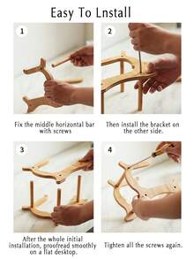 Multi-Layer Bamboo Fruit & Snack Tray, Creative Fruit Basket Holder For Home Christmas Gift - Multicolor - View 10