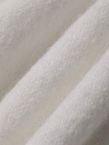 DAZY Áo len nữ tay ngắn hở vai thanh lịch - trắng - Xem 7