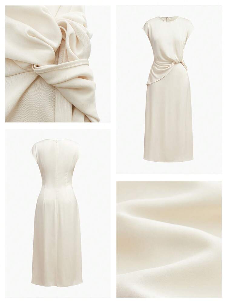 SHEIN Maija MAIJA Beach Summer Smocked Floral Long Sleeve Midi Dress,Summer Dresses For Women