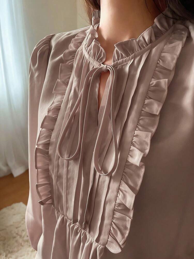 Women's Casual Business Loose School Uniform Shirt