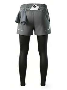Acti Log Men Sports Pants - Grey - View 2