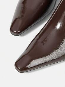 Mnmlis Kvinnors klackade sandaler - Chokladbrun - Visa 5