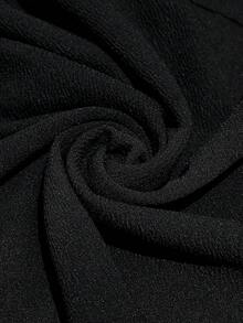 Enliva 大码女装春夏时尚休闲舒适日常无袖黑色短裙，Y2K街头风，外出穿搭，邮轮度假装，曲线美连衣裙，返校季连衣裙，适合苹果型和圆润身材 - 黑色 - 查看 6