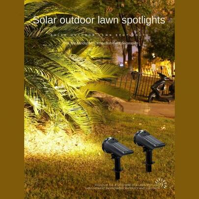 1 pieza/4 piezas Luces solares brillantes, 3 luces solares inalámbricas y resistentes al agua con sensor de movimiento y 7 LED para iluminar el jardín, el camino, la entrada y la pared