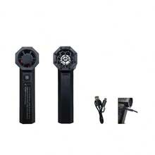 Mini ventilateur turbo à jet, ventilateur turbo 140 000 tr/min, souffleur à air électrique sans fil portatif, souffleur à air portatif avec moteur sans balais 52 m/s, turbo cyclonique haute performance pour voiture, gonfleur à coussin d'air, sèche-animal de compagnie, souffleur pour barbecue - Multicolore - Voir 10