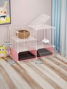 Lồng thỏ, Biệt thự thỏ trong nhà, Nhà thỏ, Lồng động vật nhỏ có khay - Nhiều màu - Xem 10