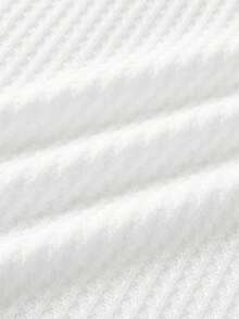 Driftmere 男士蝙蝠袖短袖度假基本款纯色 T 恤 - 白色 - 查看 5