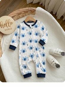 Baju Terusan Rajut Lengan Panjang Motif Kartun Lucu untuk Bayi Perempuan Baru Lahir, Anak-anak - MultiWarna - View 6