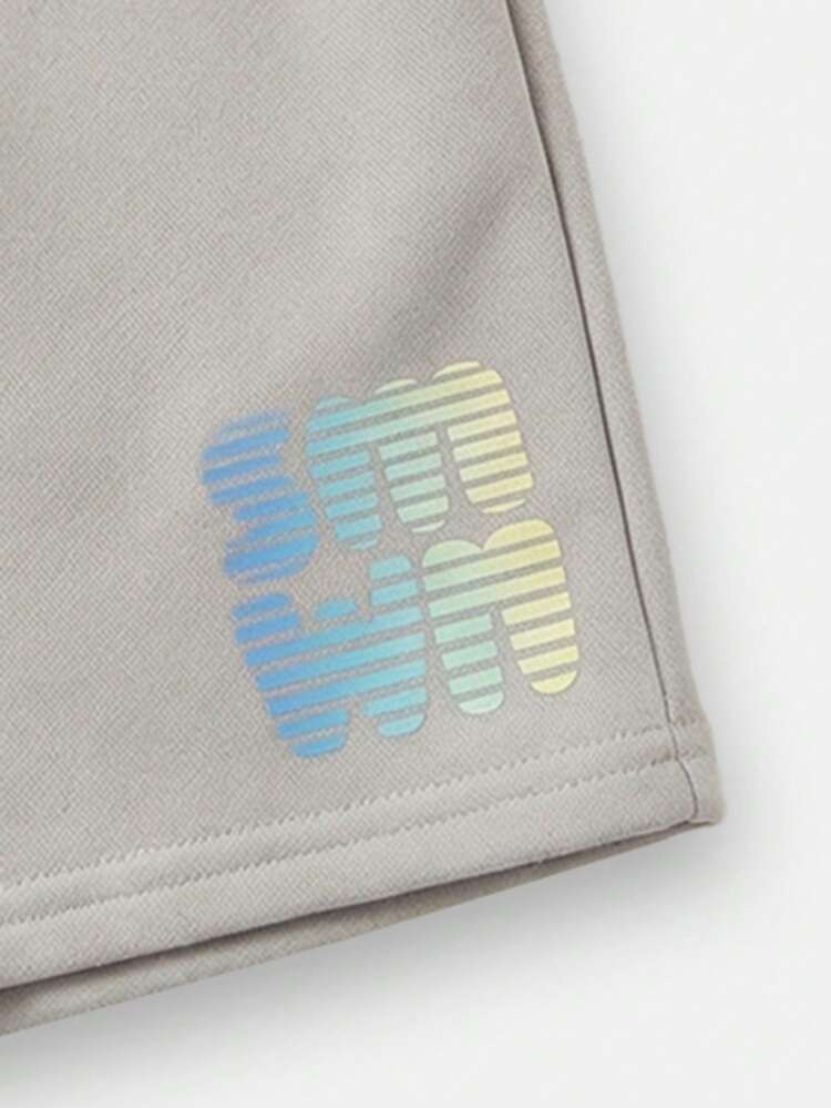 Oversized T-Shirt And Shorts Co-Ord Set