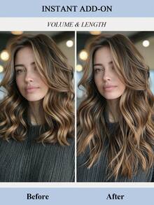 50G/Pack Nano Ring Hair Extensions Real Human Hair Pre-Bonded Micro Beads Natural Straight Texture Mix Color Options Invisible Seamless Application For Salon Looks Easy DIY Micro Links Hairpiece - Multicolor - View 9