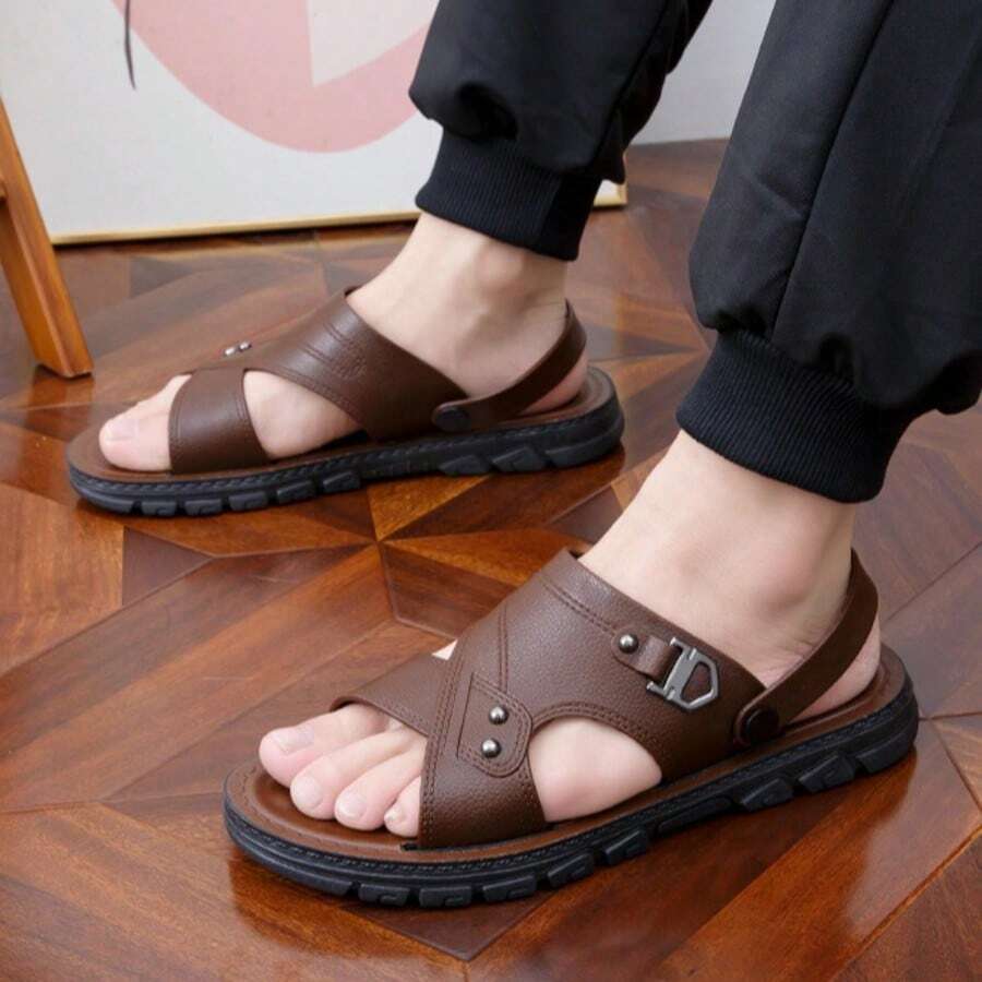 Sandalias Para Hombres - Brown - View 1
