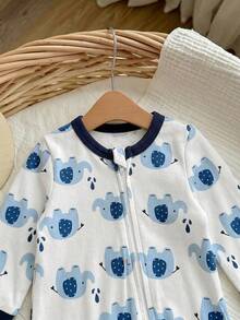 Baju Terusan Rajut Lengan Panjang Motif Kartun Lucu untuk Bayi Perempuan Baru Lahir, Anak-anak - MultiWarna - View 4