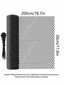 Animal Protective Fencing, Ideal For Cats, Dogs, Home Balcony Nets, Poultry Barriers And Gardening - Plastic Chicken Wire Netting - Multipurpose Plastic Fence And Net [Comes With 1 Pack Of Zip Ties] - Multicolor - View 10