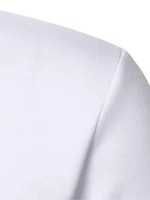 Manfinity Homme Men's Casual Patchwork Long Sleeve Sweatshirt, Versatile For Daily Wear - Multicolor - View 5