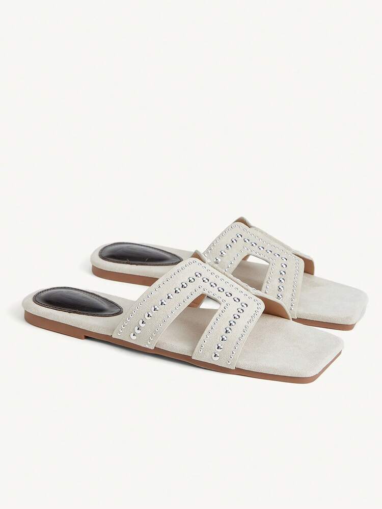 CUCCOO CHICEST Simple And Versatile Temperament Comfortable Fashion Generous Commuter Vacation Beach Flat Sandals Summer Shoes