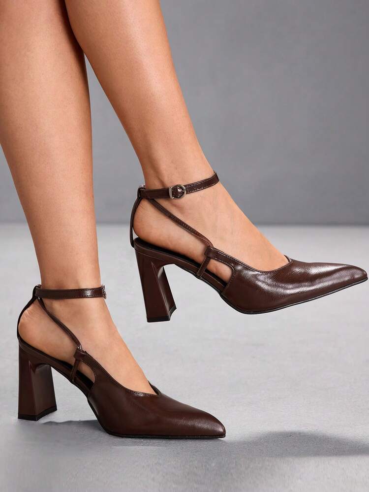 CUCCOO SZL Women's Elegant Pointed Toe Pumps, Suitable For Commuting And Formal Occasions