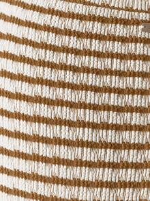 Aralina 女士泳装曲线可爱条纹纹理钢圈连体泳衣，适合度假和7月4日，是夏季装扮和海滩日的完美之选。 - 彩色 - 查看 9