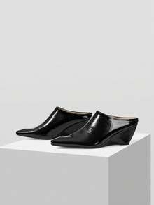 Mnmlis Women Heeled Sandals - Black - View 1