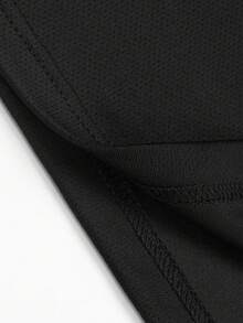 GymBeat 150g Men's Fashionable Casual Hooded Vest - Black - View 4