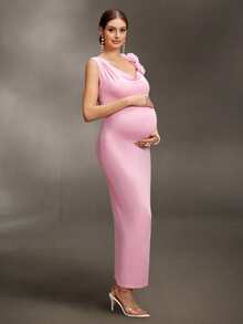 Cheriluna Maternity Maternity Photoshoot Wear - Pink - View 5