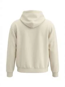 Lacoste Loose Men's Hoodie Cream - 米色 - 查看 2
