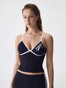 1pc Women's Fashionable Camisole Top - Multicolor - View 4