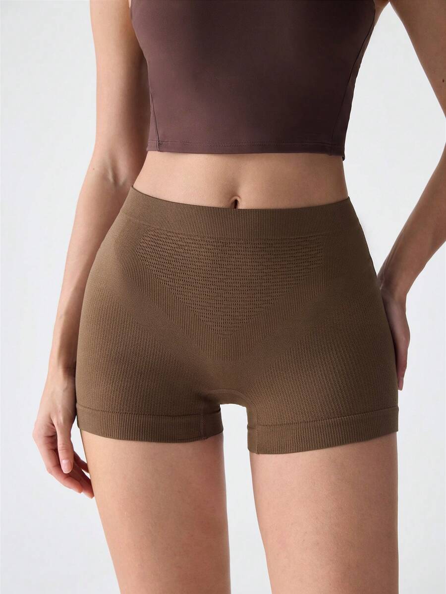 Loungeista 1pc Women Seamless Comfortable Boyshort Panty - Coffee Brown - View 1