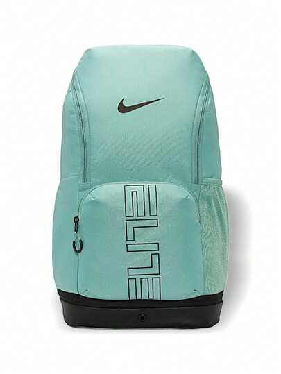 Nike Backpack Varsity Elite Large Capacity Lightweight Solid Versatile Easy To Wash Outdoor School Unisex Mint Green HM9965-017