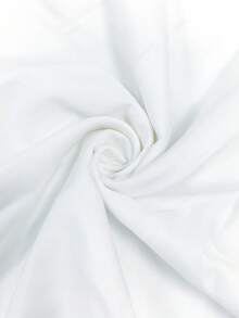 Selianne 女士优雅时尚通勤新款师生恋简约浪漫假日宽松V领无袖印花连衣裙 - 黑與白 - 查看 9