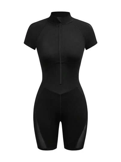 Innovista 女士纯色立领休闲日常通勤运动连体裤