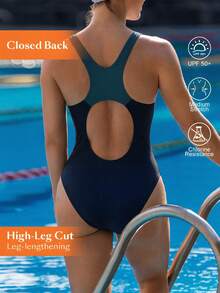 Swim Nautrix Bộ đồ bơi liền thân nữ mùa xuân/hè 2026 mới, họa tiết ngẫu nhiên, chất liệu vải cao cấp, thích hợp cho kỳ nghỉ biển, phong cách thanh lịch và thường ngày. - Nhiều màu - Xem 2