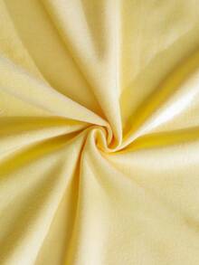 SpongeBob SquarePants | SHEIN 少女卡通印花T恤 - 黃色 - 查看 5