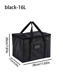 Túi giữ nhiệt cách nhiệt, túi đựng đồ uống, túi giữ lạnh cỡ lớn, hộp đựng đồ ăn trưa lạnh, túi đựng đồ ăn dã ngoại có khóa kéo, giỏ đựng thức ăn bằng giấy bạc. - Nhiều màu - Xem 8