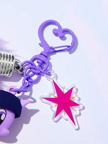 My Little Pony X SHEIN Cartoon Bag Creative Hanger, Keychain, Gift - Purple - View 6