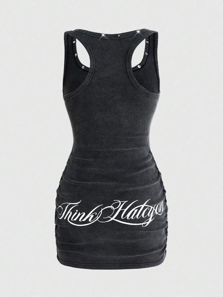 baddie bodycon dresses BADDIE BEHAVIOR HOODED MINI DRESS