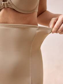 Women's High-Waist Tummy-Control Sheer Ice Silk Seamless Shapewear Underwear For Butt Lifting - Apricot - View 7