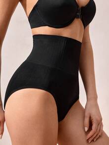 Quần lót định hình eo cao Quần lót định hình bụng liền mạch Quần lót định hình eo Quần lót định hình eo thon gọn Quần lót nâng mông hông bụng phẳng cho nữ Quần lót định hình eo - màu đen - Xem 5