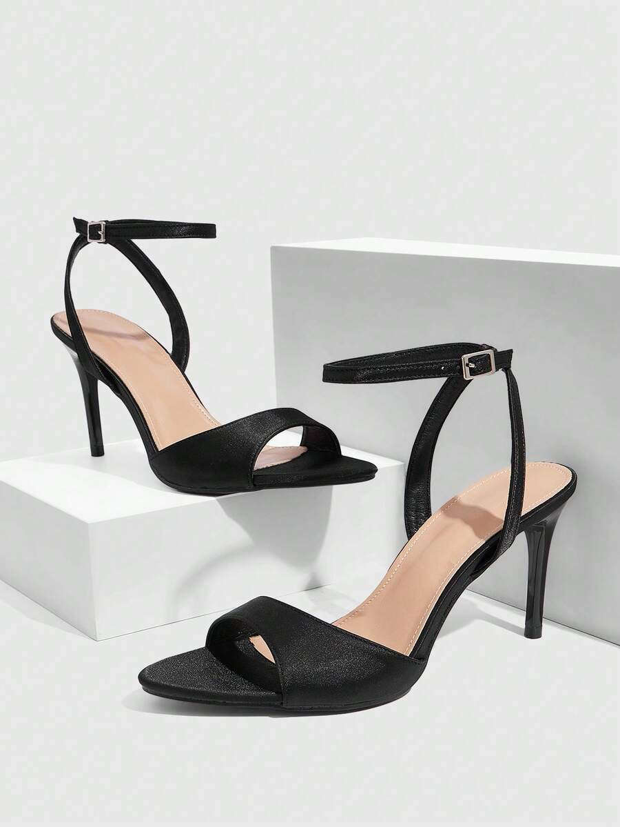 CUCCOO SZL Giày sandal cao gót thời trang nữ - màu đen - Xem 1