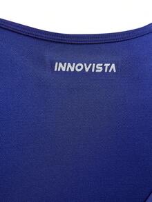 Innovista Women's Round Neck Short Sleeve Fitted Breathable Cycling Jersey - Royal Blue - View 7