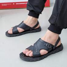 Sandalias Para Hombres - Black - View 4