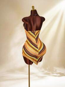 Amplova Đầm nữ dài ngang gối cổ chữ V, kiểu dáng phá cách gợi cảm, thích hợp cho kỳ nghỉ, đầm hai dây dễ thương mùa hè. - Nhiều màu - Xem 10