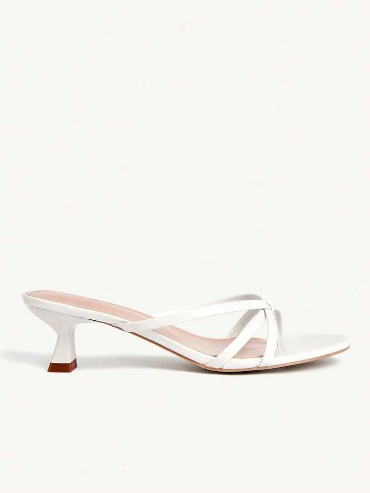 CUCCOO CHICEST Women Shoes Comfortable Mezzo Toes Round Toe Thin Heel High Heel Sandals Simple Commuter Dating Versatile Vacation