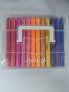 12/24/36pcs Direct-Liquid Acrylic Markers With Soft Tips, Professional Diy Doodle Brushes, No Pressing Required - Sets - View 6