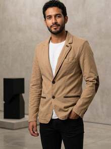 Blazer Casual Busines - Marrón - Ver 10