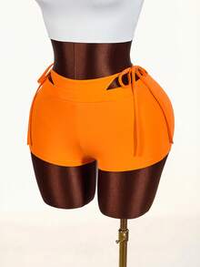 Amplova Damshorts med strass och fjärilsband i midjan - Multifärgad - Visa 11