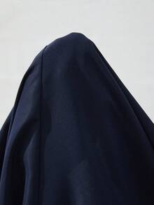 BizChic 女士秋季蝙蝠袖衬衫裙，都市通勤商务休闲优雅派对正式礼服，适合万圣节、圣诞节、派对等场合 - 藍色 - 查看 11