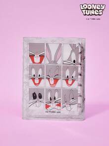 LOONEY TUNES X Joivida A7尺寸便携式透明星形活页夹，透明贴纸簿，照片收纳袋，相册，预算计划本，日记本，笔记本，办公用品，适用于上班族、学生、计划爱好者、办公室职员、文具收藏家、预算规划师、日常办公、校园学习、计划制作、预算记录、照片收纳、通勤携带，透明可视，星形设计美观，便携易带，兼容活页纸 - 彩色 - 查看 13