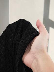 Amplova Rope, Starfish & Shell Decor Cropped Tank Top And Mini Skirt 2 Pieces Set - Black - View 10