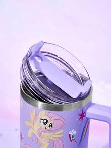 My Little Pony X SHEIN Cốc giữ nhiệt 40oz có tay cầm, cốc cách nhiệt, bình nước giữ nhiệt chân không, cốc du lịch bằng thép không gỉ, cốc dùng trên xe hơi. - Màu tím - Xem 5